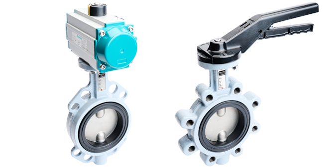 Fig.223/224 rubber seat butterfly valve