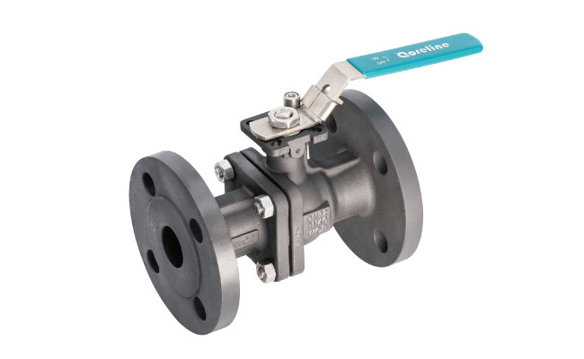 2pc flanged ball valve - long pattern