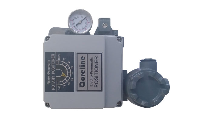 Electron-pneumatic positioner