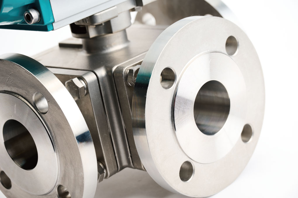 3- and 4-way thread ball valve