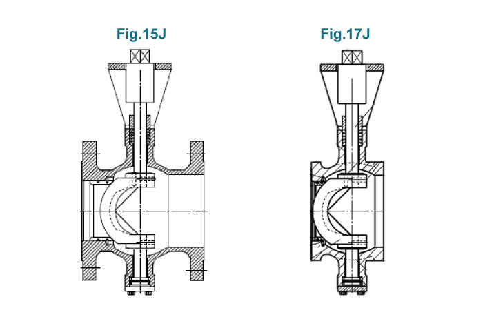 V-port segmentkuglehane